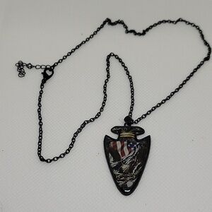 Indian Arrow American Resin Black 18" + " Extension Chain